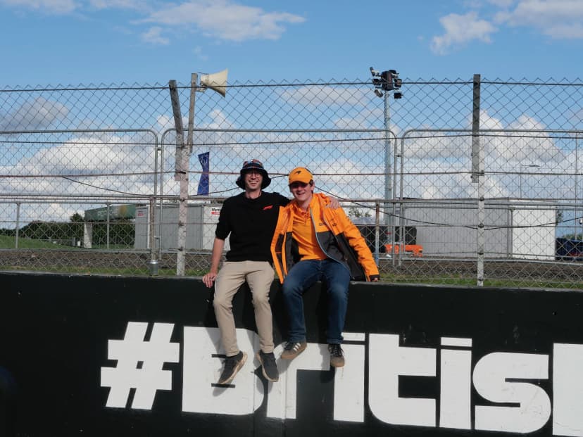 At the British Grand Prix